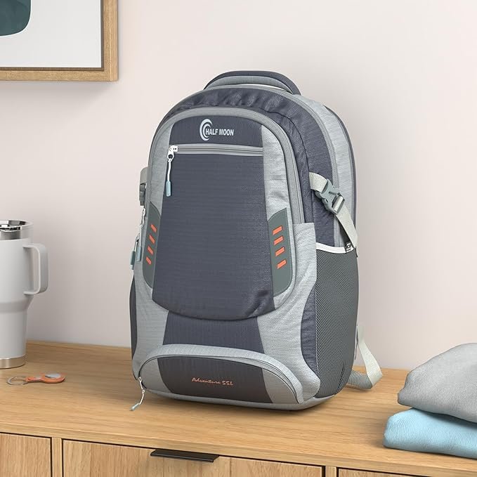 Half Moon Extra Large Size 55L Waterproof Rucksack Bags for Men - Image 2