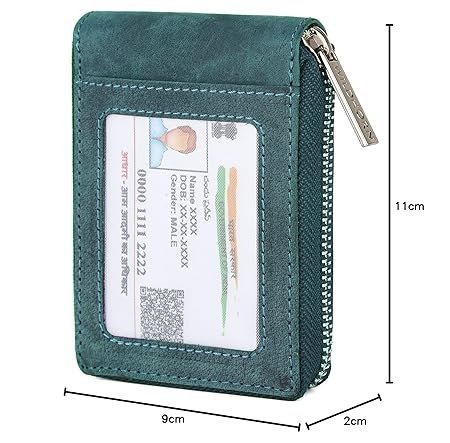 WildHorn RFID Protected Leather Wallet for Men,Blue Hunter - Image 3